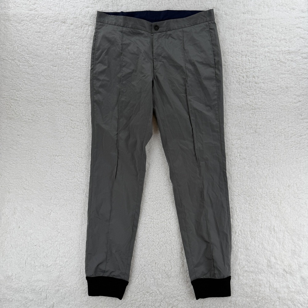 EFM Donrad Duncan Pants Mens 34 French‎ Gray Tech Jogger Cuffed Ripstop NWT